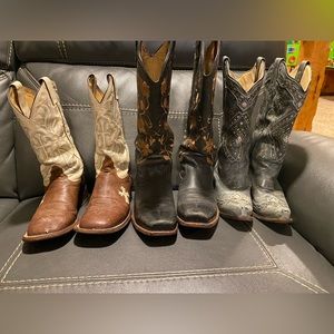 Women’s Cowboy Boots 3 Different Pairs